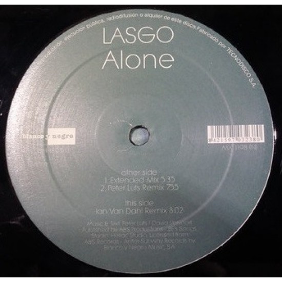 Lasgo ‎''Alone'' (12") 