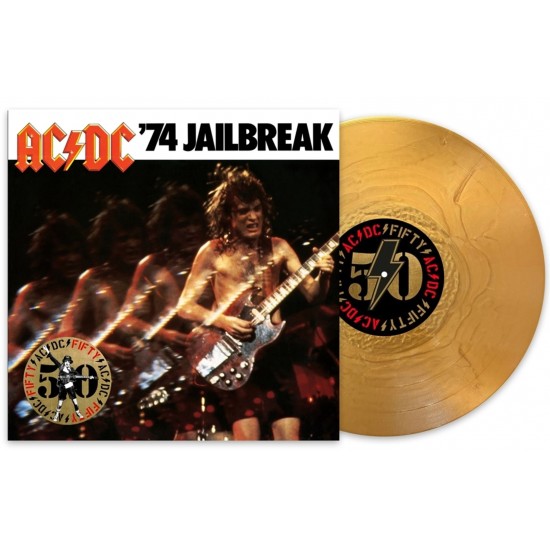 AC/DC "'74 Jailbreak" (LP - 180g - 50th Anniversary Limited Edition - Gold Nugget + Artwork Print)