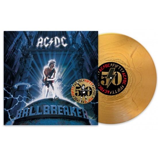 AC/DC "Ballbreaker" (LP - 180g - 50th Anniversary Limited Edition - Gold Nugget + Artwork Print)