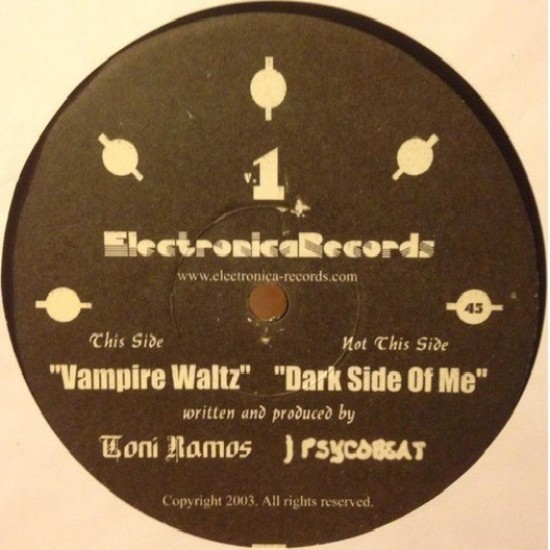 Toni Ramos / J Psycobeat ‎''Vampire Waltz / Dark Side Of Me'' (12") 