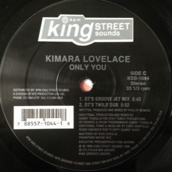 Kimara Lovelace ‎"Only You" (12")*