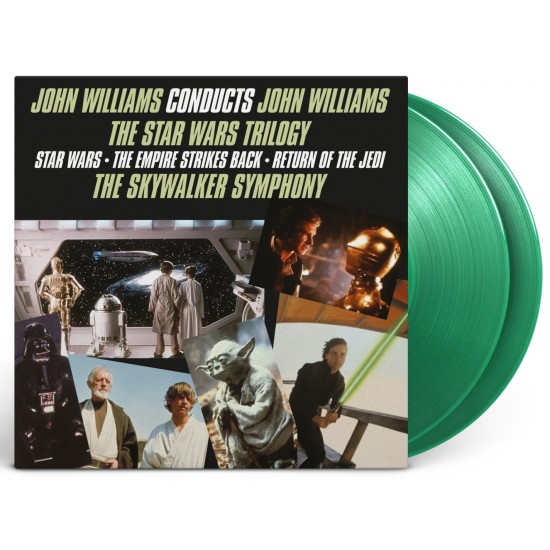 John Williams conducts John Williams ''The Star Wars Trilogy (Star Wars • The Empire Strikes Back • Return Of The Jedi)'' (2xLP - 180g - Gatefold - Translucent Green) 