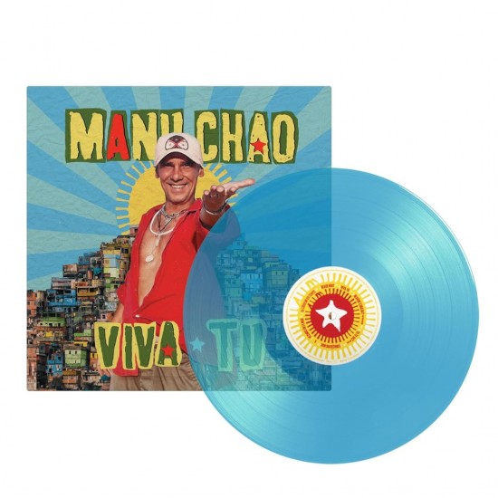 Manu Chao ‎"Viva Tu" (LP - Limited Edition - Gatefold - Transparent Blue)