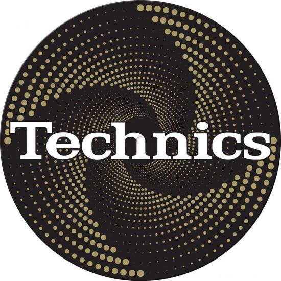 Slipmat "Technics Funnel Gold" (pareja)