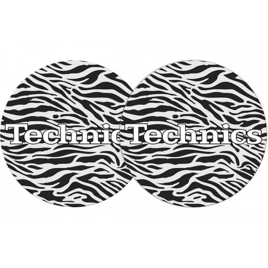 Slipmat "Technics Zebra" (pareja) 