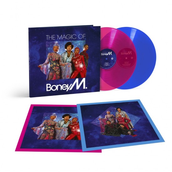 Boney M ‎"The Magic Of Boney M. (Special Remix Edition)" (2xLP - color Magenta Transparente + Azul Transparente)