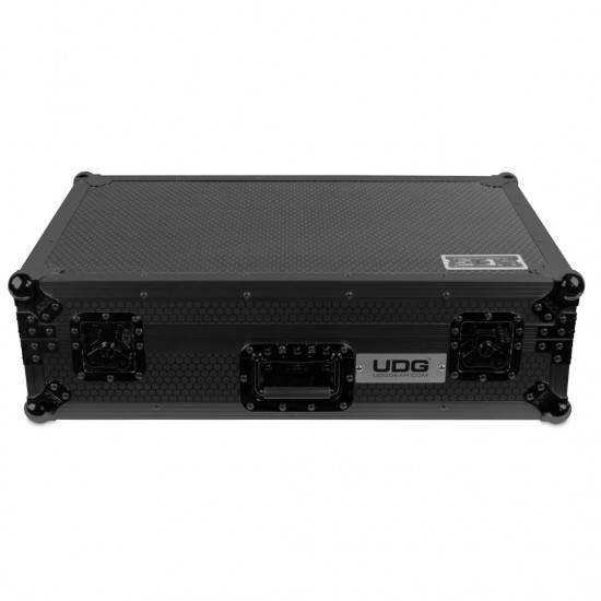 UDG Ultimate Flight Case Pioneer DDJ-FLX10 Black Plus (Bandeja para Portátil y Ruedas)