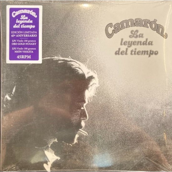 El Camarón de la Isla "La Leyenda Del Tiempo" (2xLP - Limited Edition - Gold Nugget + Violet Neon - 45rpm - 45th Anniversary Edition)