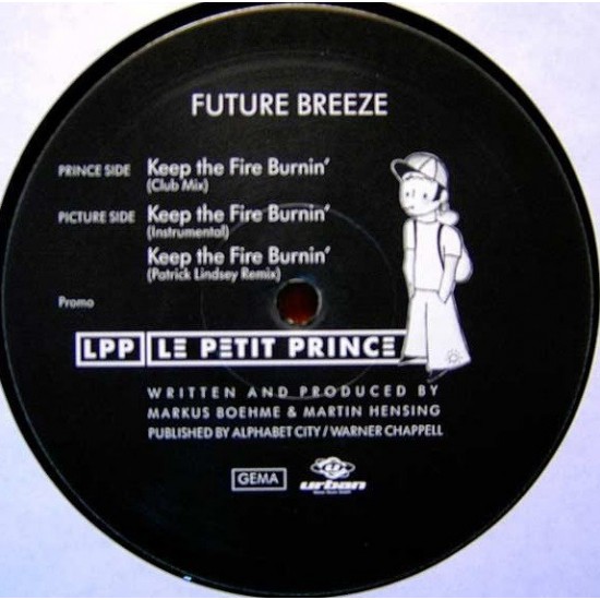 Future Breeze ‎''Keep The Fire Burnin'' (12") 