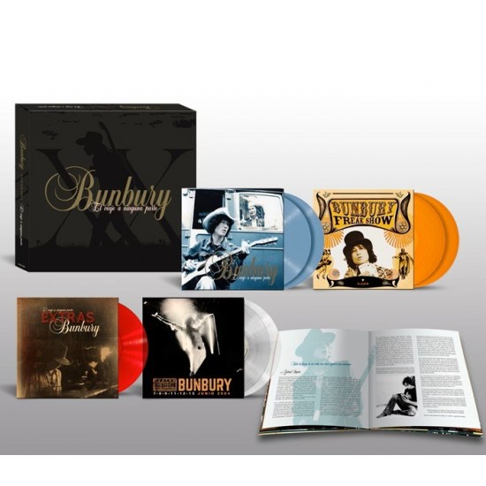 Enrique Bunbury ‎"El Viaje A Ninguna Parte XX Aniversario" (Box - 7xLP - color)