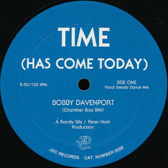 Bobby Davenport ‎"Time (Has Come Today)" (12")