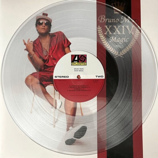 Bruno Mars ‎"XXIVK Magic" (LP - Limited Edition - Crystal Clear)