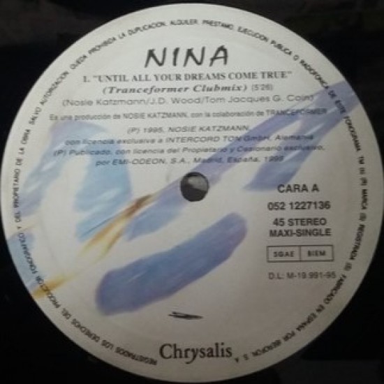 Nina "Until All Your Dreams Come True" (12")