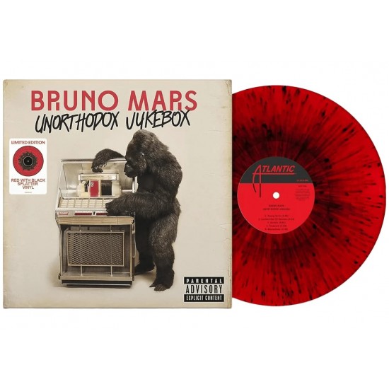 Bruno Mars ‎"Unorthodox Jukebox" (LP - Limited Edition - Red and Black Splatter)