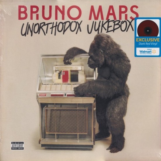 Bruno Mars ‎"Unorthodox Jukebox" (LP - Limited Edition - Dark Red)