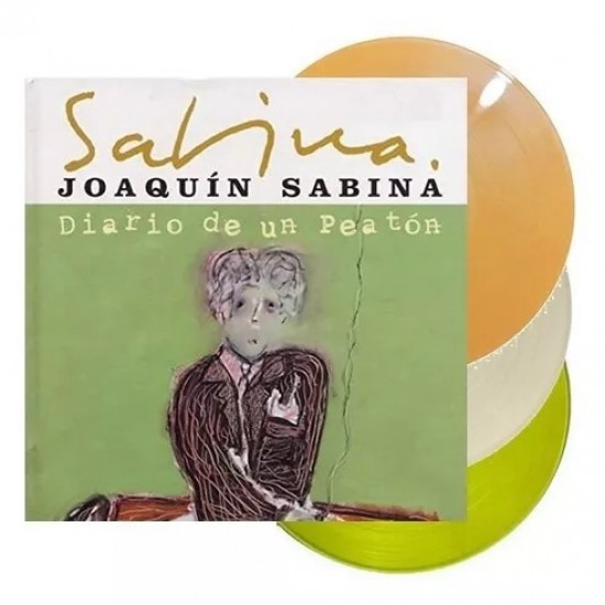 Joaquín Sabina ‎"Diario De Un Peatón" (3xLP - Gatefold - Green + Orange + Clear)