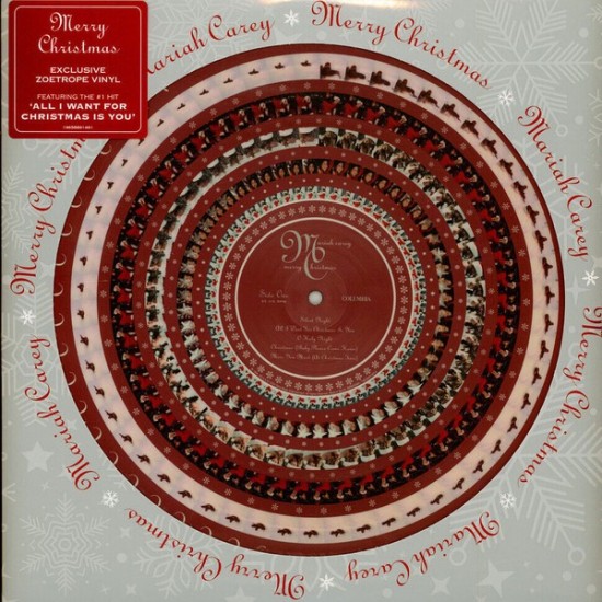 Mariah Carey ‎"Merry Christmas" (LP - Special Edition - Zoetrope Picture Disc)