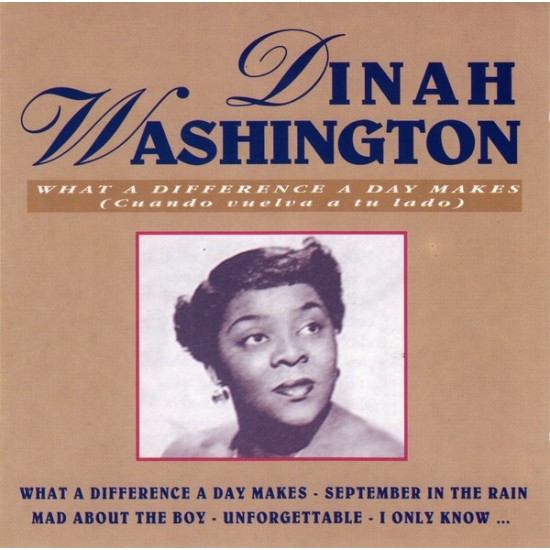 Dinah Washington ''What A Difference A Day Makes'' (CD) 