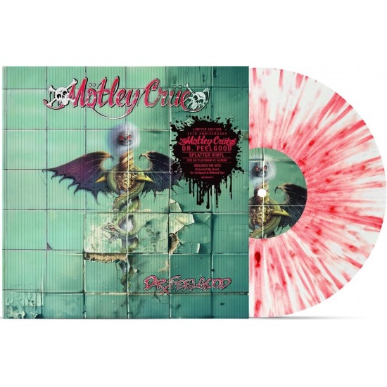 Mötley Crüe ‎"Dr. Feelgood" (LP - 35th Anniversary Edition - Lenticular Cover - Red & White Splatter)