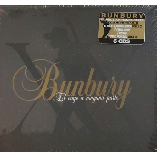 Enrique Bunbury ‎"El Viaje A Ninguna Parte XX Aniversario" (Box - 6xCD + Dvd)