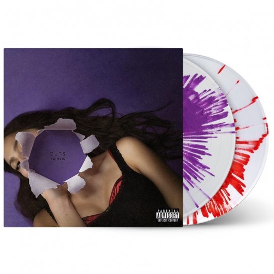 Olivia Rodrigo ‎"Guts (Spilled)" (2xLP - Deluxe Limited Special Edition - Clear/Red Splatter + Clear/Purple Splatter)