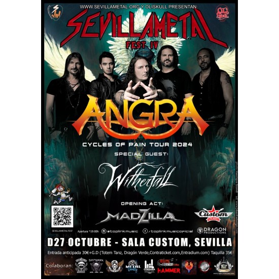 SevillaMetal Fest IV: Angra @salaCustom