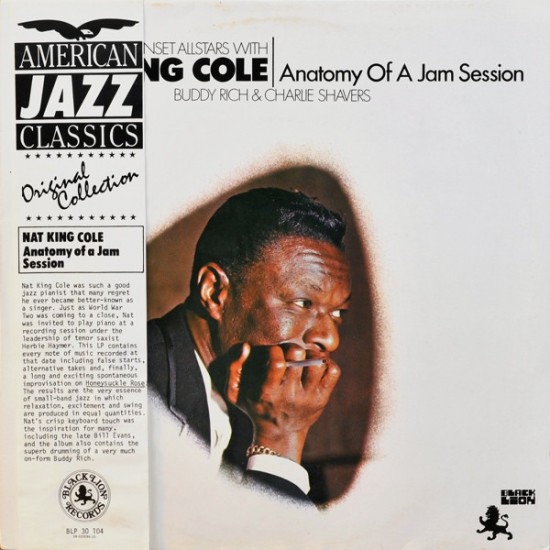 Nat King Cole, Buddy Rich & Charlie Shavers ‎"Anatomy Of A Jam Session" (LP)