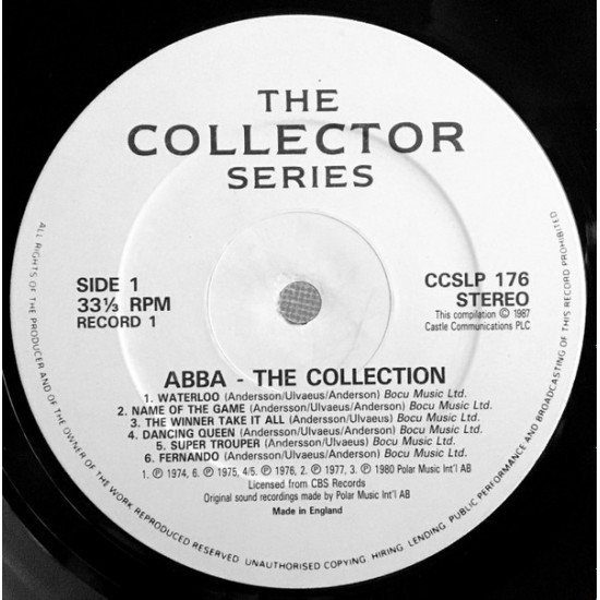 ABBA ‎''The Collection'' (LP) 