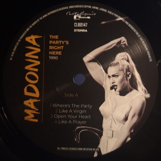 Madonna "The Party's Right Here 1990" (LP)