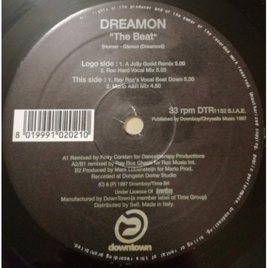 Dreamon ‎"The Beat" (12")