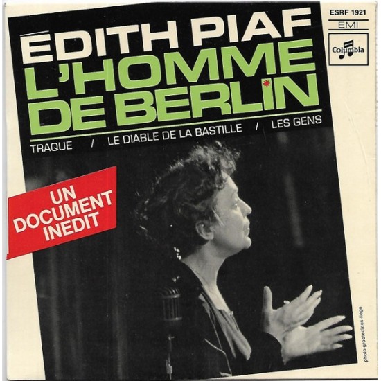 Edith Piaf "L'Homme De Berlin" (7")