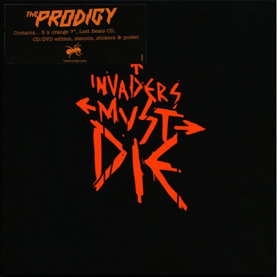 The Prodigy "Invaders Must Die" (Deluxe Box - 5x7" Orange + 2xCD + Dvd)