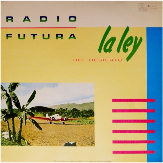 Radio Futura ‎''La Ley Del Desierto / La Ley Del Mar'' (LP)* 