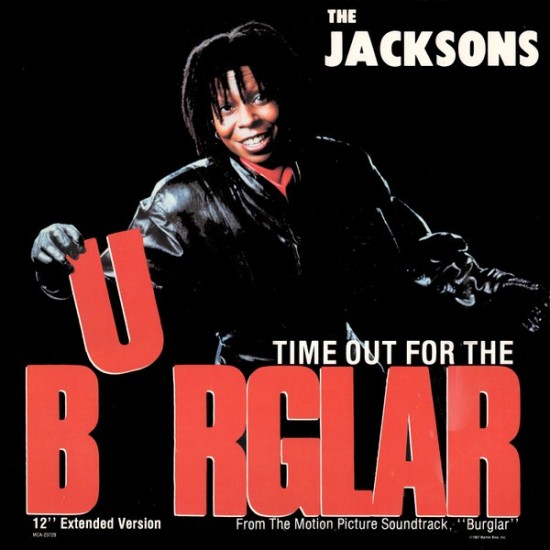 The Jacksons ‎"Time Out For The Burglar (12" Extended Version)" (12")