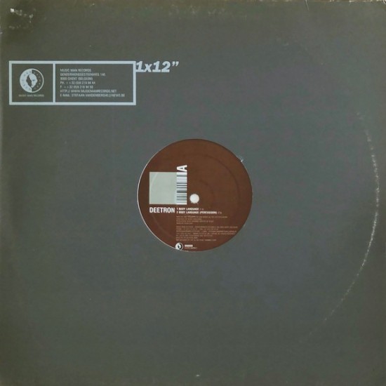 Deetron ‎"Body Language" (12")