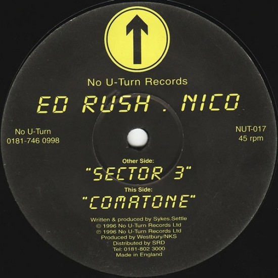 Ed Rush & Nico ‎"Sector 3" (12")