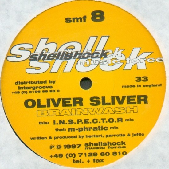 Oliver Sliver "Brainwash" (12")