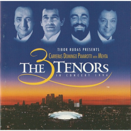 Carreras & Domingo & Pavarotti With Mehta ‎"The 3 Tenors In Concert 1994" (CD)