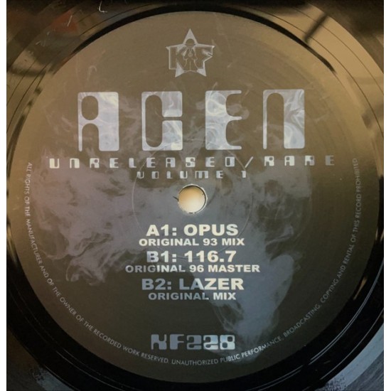 Acen ‎"Unreleased/Rare Volume 1" (12")