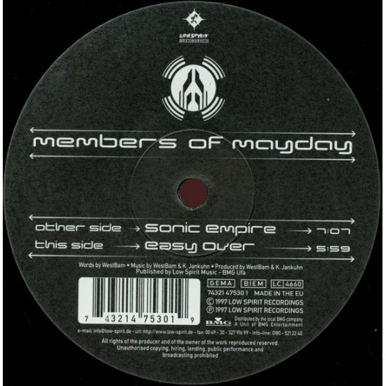 Members Of Mayday "Sonic Empire" (12")