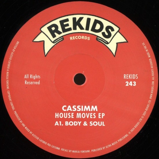 Cassimm ‎"House Moves EP" (12")