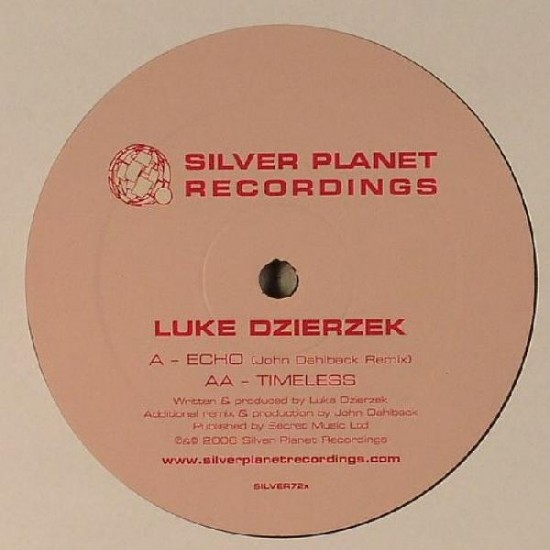 Luke Dzierzek ‎''Echo / Timeless'' (12'') 