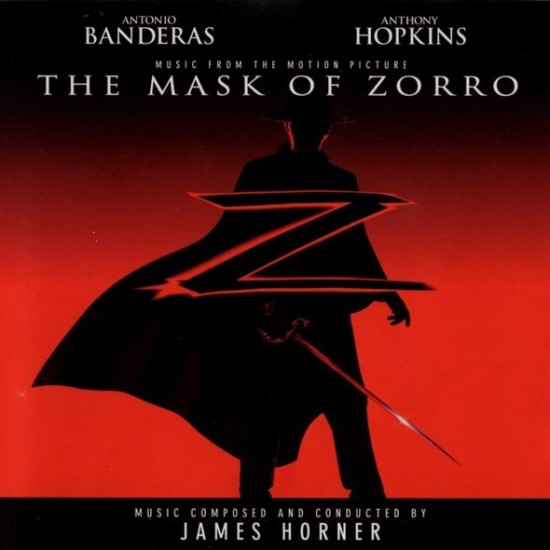 James Horner ‎"The Mask Of Zorro (Music From The Motion Picture)" (CD)