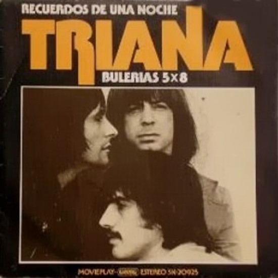 Triana "Recuerdos De Una Noche (Bulerías 5 X 8)" (7")