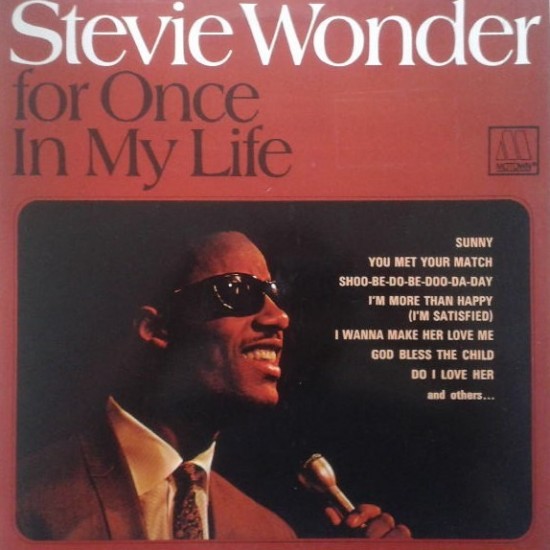 Stevie Wonder ‎"For Once In My Life" (LP)