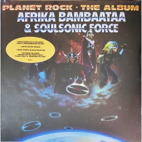 Afrika Bambaataa & Soulsonic Force ‎''Planet Rock - The Album'' (LP - 180g - Blue, Purple & Gold Splatter) 