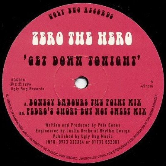 Zero The Hero ''Get Down Tonight'' (12") 