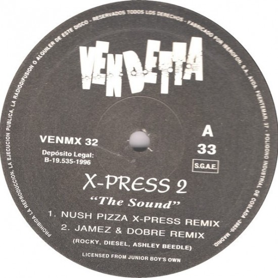 X-Press 2 ‎"The Sound" (12")