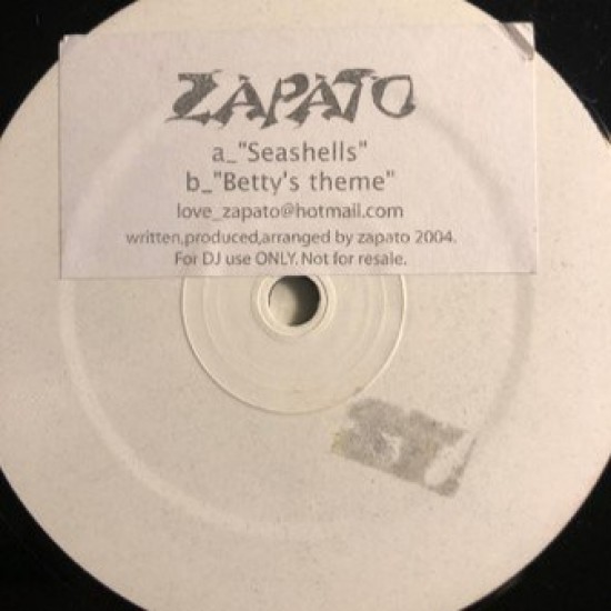 Zapato ‎"Seashells / Betty's Theme" (12" - Promo)