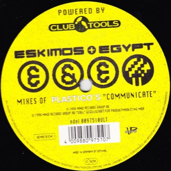 Eskimos & Egypt Mixes Of Plastico "Communicate" (12")